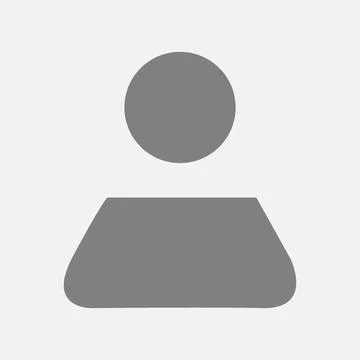 Vector flat illustration in grayscale. Avatar, user profile, person icon, g.. Stock Illustration