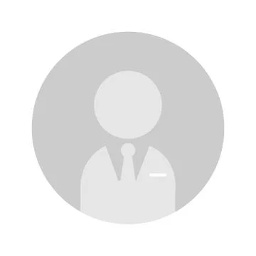 Vector flat illustration in grayscale. Avatar, user profile, person icon, g.. Stock Illustration