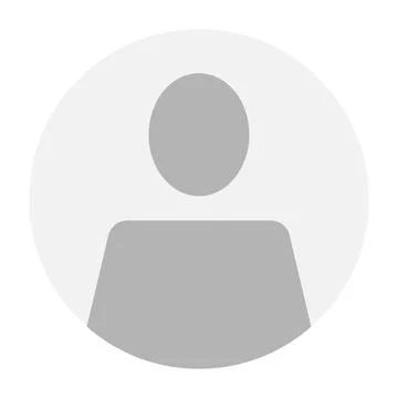 Vector flat illustration in grayscale. Avatar, user profile, person icon, g.. Stock Illustration