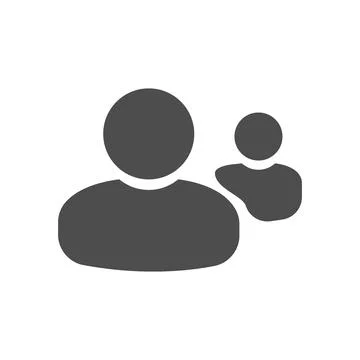 Vector flat illustration in grayscale. Avatar, user profile, person icon, g.. Stock Illustration