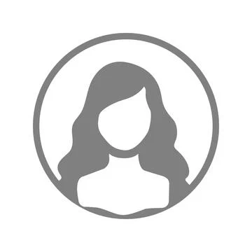 Vector flat illustration in grayscale. Avatar, user profile, person icon, g.. Stock Illustration