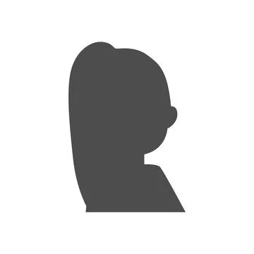 Vector flat illustration in grayscale. Icons of man and woman. Avatar, user Ilustración de archivo