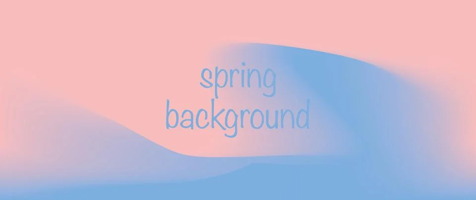 Vector flat illustration. Horizontal background. Gentle gradient sky. Perfect Stock Illustration