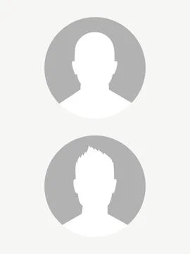 Vector flat illustration. Men icon. Avatar, user profile, person icon, gender Stock Illustration