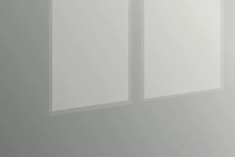 Vector flat illustration. The shadow of a window on an empty wall. Realisti.. 스톡 일러스트