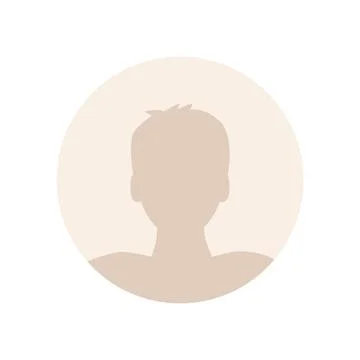 Vector flat illustration. Stylish pastel profile of a man. Avatar, user Stock Illustration