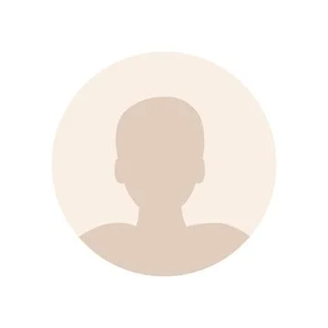 Vector flat illustration. Stylish pastel profile of a man. Avatar, user Stock Illustration