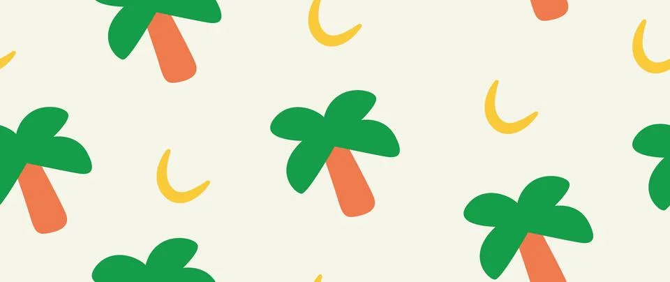 Vector flat illustration. Summer vacation concept. Used as background mockup Stock Illustration