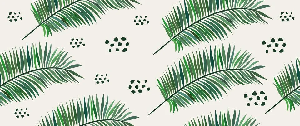 Vector flat illustration. Summer vacation concept. Seamless pattern. Used as Stock Illustration