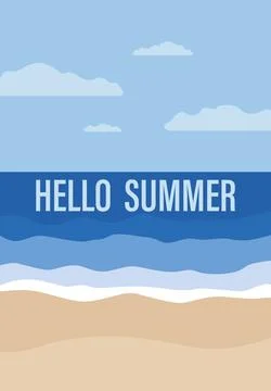 Vector flat image. Recreation and summer vacation concept. Perfect for a su.. Stock Illustration
