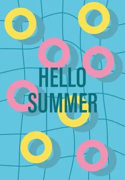 Vector flat image. Recreation and summer vacation concept. Perfect for a su.. Stock Illustration