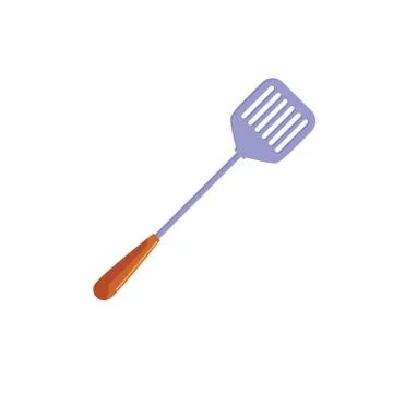 Vector flat kitchen paddle spatula icon Stock Illustration