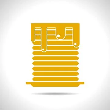 Vector flat recipe infographic Illustrazione stock