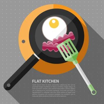 Vector flat recipe infographic Illustrazione stock