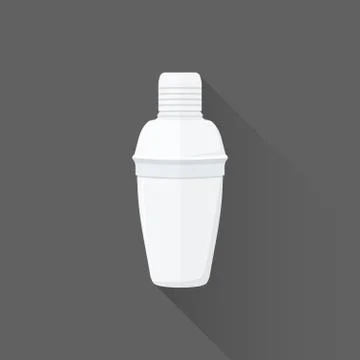 Vector flat style barman cobbler cocktail shaker illustration icon. Stock-Illustration