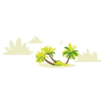 Vector flat travelling beach vacation symbols icon イラスト素材