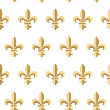 Vector Fleur De Lis Flower イラスト素材