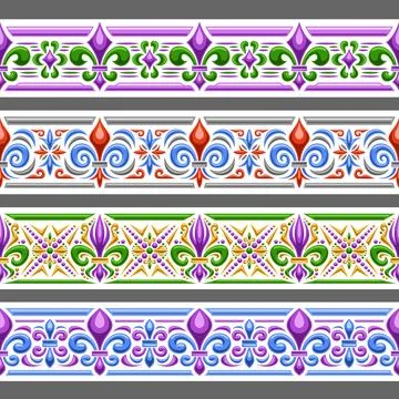 Vector Fleur de Lis Ornament Stock Illustration