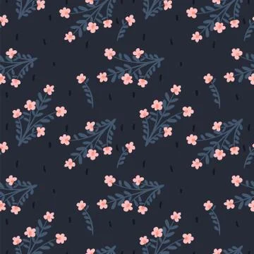 Vector floral abstract seamless pattern. Background for paper, cover, fabric Illustrazione stock