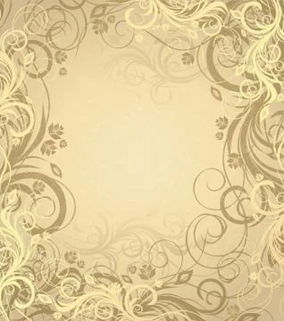 Vector floral background Stock Illustration