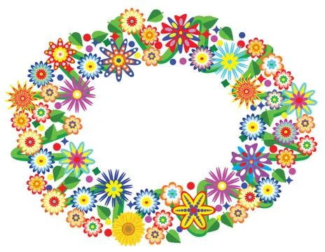 Vector floral background Stock Illustration