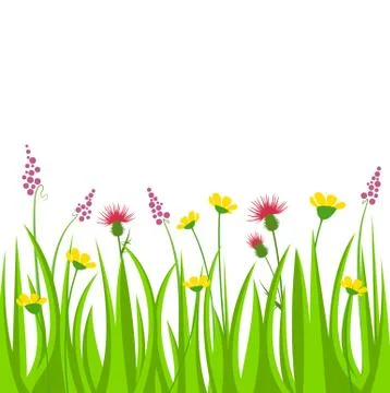 Vector floral background Stock Illustration