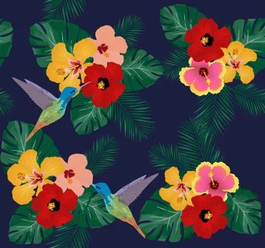 Vector Floral Background Stock Illustration