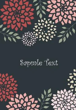 Vector Floral background Stock Illustration