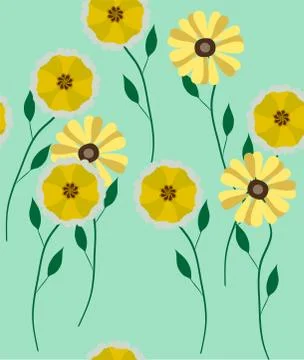 Vector Floral Background Stock Illustration
