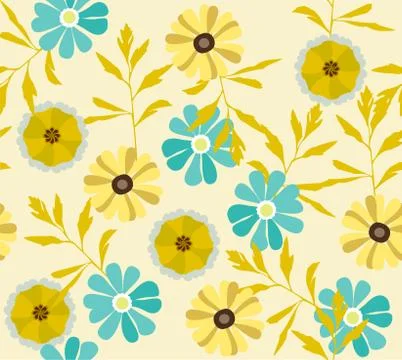 Vector Floral Background Stock Illustration