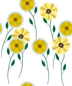 Vector Floral Background Stock Illustration