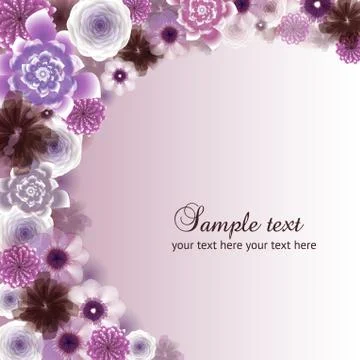 Vector Floral Background Stock Illustration