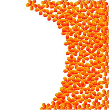 Vector floral card Illustrazione stock