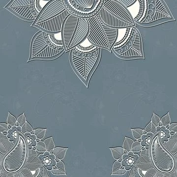 Vector floral design elements for page decoration イラスト素材