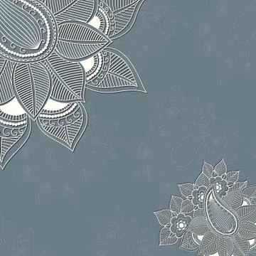 Vector floral design elements for page decoration Stock Illustration