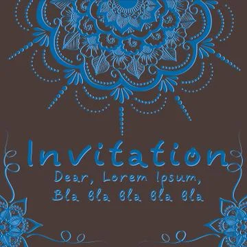 Vector floral design elements for page decoration 스톡 일러스트