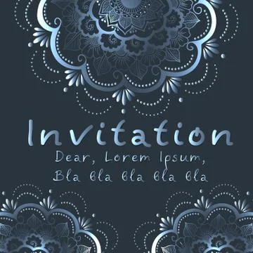 Vector floral design elements for page decoration Illustrazione stock