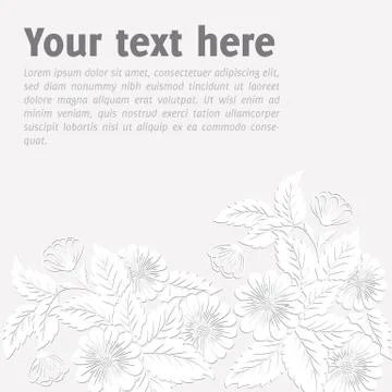 Vector floral design elements for page decoration 스톡 일러스트