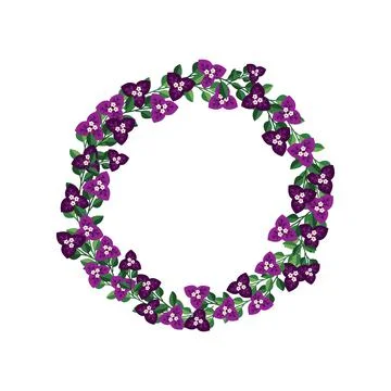 Vector floral frame Stock Illustration