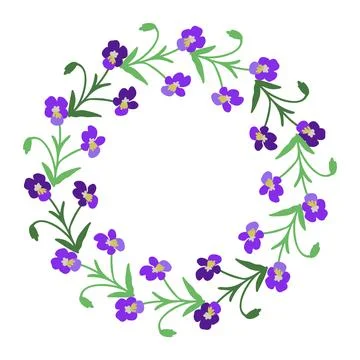 Vector floral frame Stock Illustration