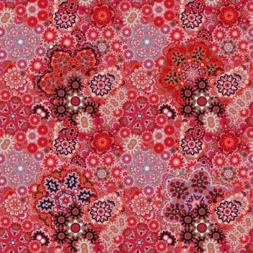 Vector floral paisley seamless pattern. Seamless pattern with mehendi elements Stock Illustration