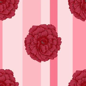 Vector floral pattern Stock Illustration