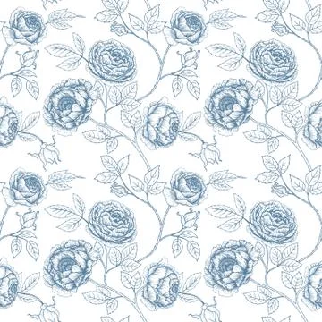 Vector floral pattern Stock Illustration
