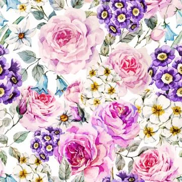 Vector floral pattern Illustrazione stock