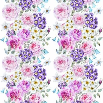 Vector floral pattern Stock Illustration