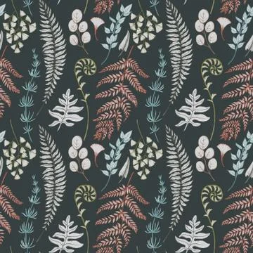 Vector floral pattern Stock Illustration