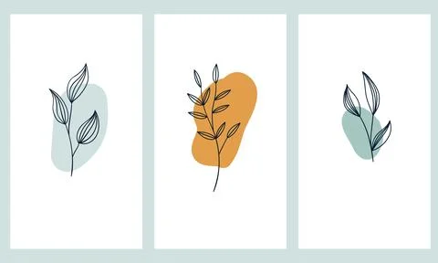 Vector floral Posters Stock Illustration