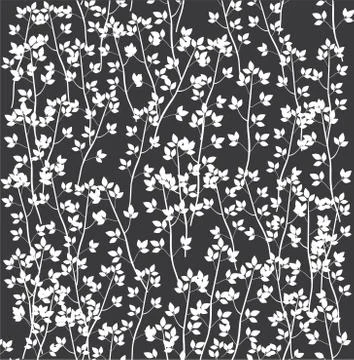 Vector floral seamless Illustrazione stock