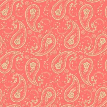 Vector floral seamless pattern background in Arabian style. Arabesque pattern Illustrazione stock