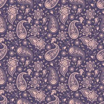 Vector floral seamless pattern background in Arabian style. Arabesque pattern Stock Illustration